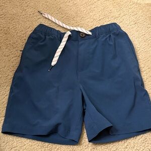 Chubbies Navy Shorts with White Drawstring